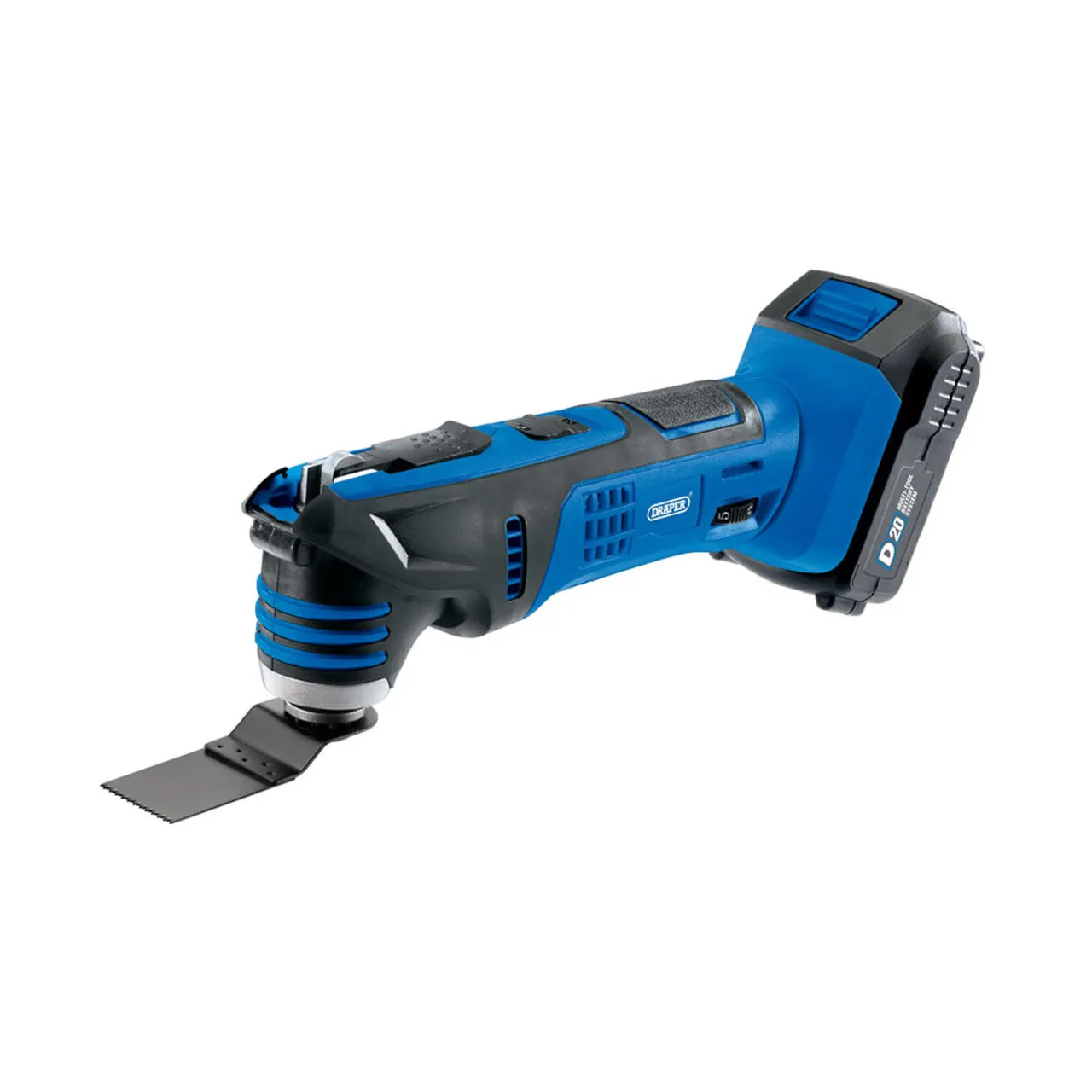 Draper 00595 D20 20V Oscillating Multi-Tool with 1x 2.0Ah Battery and Charger