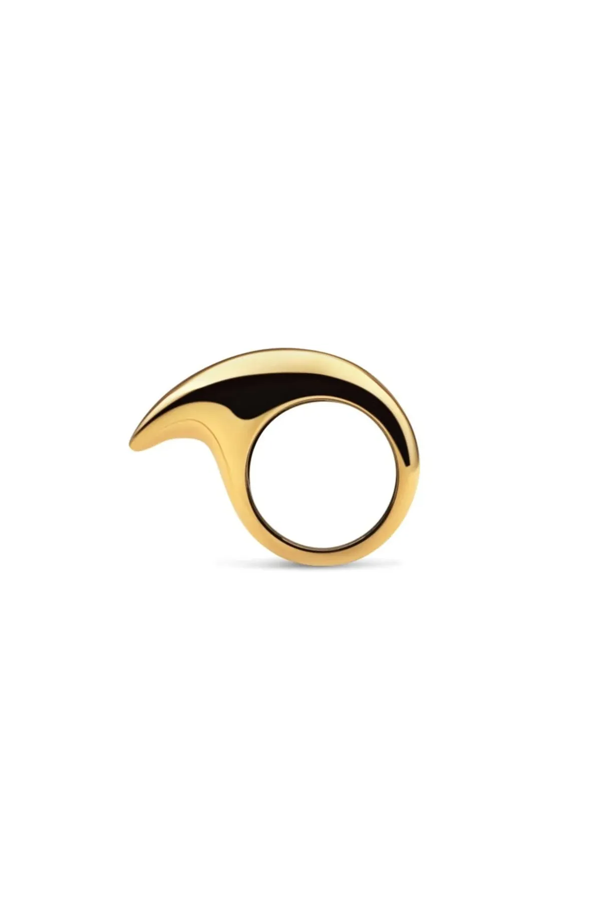 JOVANA DJURIC | MEDIUM YELLOW GOLD CRESCENT RING