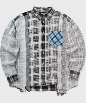 NEEDLES Needles i o flannel shirt 7 cuts shirt